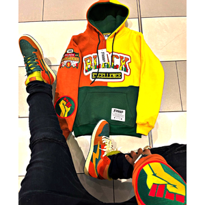 2026 New Customized Colours Panel Hooded Tracksuit Set Full Sleeve Side Pockets Custom Embroidery Breathable Tracksuit <b>Mens</b> - Product Image 6