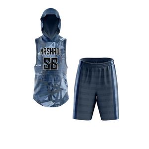 เครื่องแบบฟุตบอล7v7ผู้ชาย, เสื้อฮู้ดแขนกุดพร้อมกางเกงขาสั้นรัดทรง7on7ธงชาติ - Product Image 2