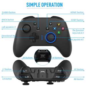 Manette sans fil et contrôleur de jeu pour les joueurs - Product Image 3