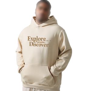 Custom <b>Hoodie</b> Soft Cotton Blend With Embroidery Option Perfect For Brand Promotion And Streetwear <b>Lines</b> - Product Image 5