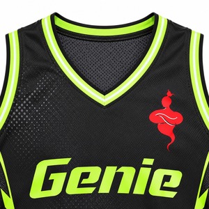 Conjunto de uniforme de baloncesto, camiseta personalizada para equipo, pantalones cortos, ropa deportiva transpirable de secado rápido para jugadores, entrenamiento, partidos, liga - Product Image 5