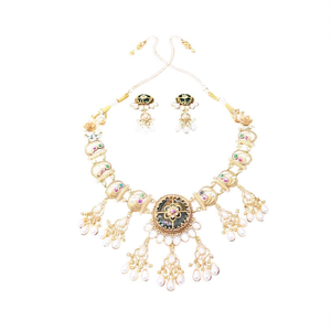 Fine Pota Stone & <b>Pearl</b> <b>Necklace</b> <b>Set</b>-Timeless Charm - Product Image 2