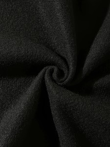 Sweat à capuche court pour femme, doublé, en molleton brossé au dos avec face en coton doux et confortable, à épaules tombantes, coupe décontractée, long - Product Image 3