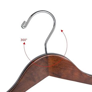 Perchas de Madera Económicas y Resistentes para Chaquetas, Camisas y Trajes, Almacenamiento para Armarios - Product Image 5