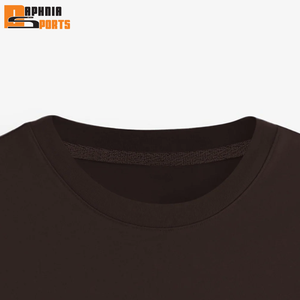 High Quality Full Sleeve T Shirt for Men 100% Cotton Plain Black Clothes Fashion Men's Breathable Round Neck Long Sleeve T-shirt - Product Image 2