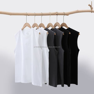 Gran oferta, camisetas sin mangas de algodón 100% personalizadas, camisetas transpirables para gimnasio, correr, deportes, camisetas sin mangas, camisetas de gran tamaño sueltas con estampado de Anime, cortas y largas - Product Image 1