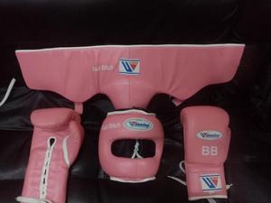 Guantes de Boxeo Profesionales de Cuero Vacuno con Cordones, Barra Nasal, Protector Facial Completo, Protector Inguinal, Personalizables para Sanda - Product Image 3