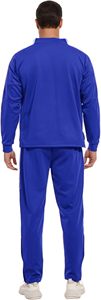 Conjunto Deportivo para Hombre, Chaqueta con Cierre Completo y Pantalones Jogger de Felpa Suave - Product Image 2