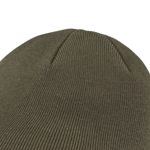 Bonnet d'hiver rayé double couche en gros, personnalisable avec étiquette de marque, bonnet thermique tricoté unisexe vierge pour broderie 2026 - Product Image 4
