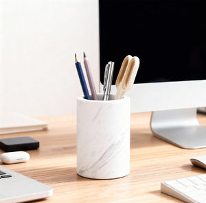 Porte-stylos et porte-crayons artisanal de qualité supérieure, écologique, pour la maison, le bureau, le rangement des pinceaux de maquillage et des fournitures de bureau - Product Image 1