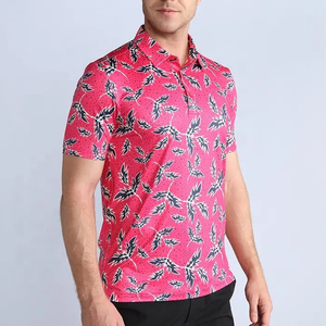 Pakistan Manufacture Men's Casual <b>Half</b> Sleeve For Polo <b>Shirts</b> Anti Wrinkle Solid Print Pattern Polyester Sublimation <b>Shirts</b> - Product Image 2