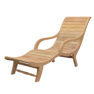 Patio <b>Garden</b> Lounge <b>Chairs</b> Sunbed With Natural Color Sun Loungers With Arms Good Quality Manufacturing In Indonesia - Product Image 2