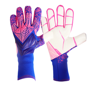 Wholesale Strong <b>Control</b> and <b>Grip</b> Soccer Goalkeeper Gloves with Anti-Slip Latex Palm Finger Protection Goalie Gloves - Product Image 4