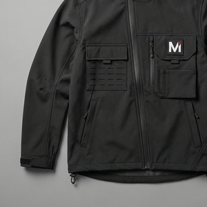 Custom Logo Mens Hooded <b>Waterproof</b> <b>Winter</b> Coated Lightweight Streetwear Windbreaker <b>Jacket</b> Premium - Product Image 2