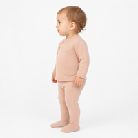 Ensembles de cadeaux personnalisés pour bébés à la mode Pull en cachemire Twin Set Vêtements d'hiver pour bébés