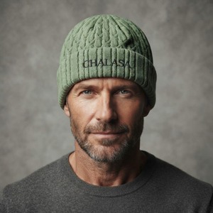 Gorro de Punto Tipo Waffle Unisex Personalizado CHALASA SPORTS, Gorro de Invierno 100% Lana con Logotipo Bordado, Gorro de Diseñador de Lujo OEM - Product Image 2