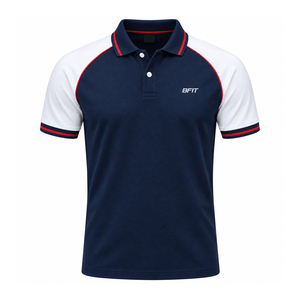 เสื้อโปโลผู้ชาย แขนสั้น ผ้าฝ้าย สวมใส่สบาย ปักลาย ระบายอากาศได้ดี สีพื้น - Product Image 1