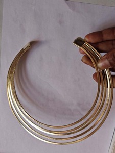 Pulsera Abierta Multibanda de Oro Hecha a Mano - Joyería de Moda Étnica Boho de Estilo Marcante y en Capas al por Mayor - Product Image 1