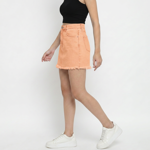 Faldas Vaqueras Exclusivas para Mujer, Ropa de Alta Calidad Estilo Urbano con Etiqueta Privada, Servicios de Fabricante Mayorista OEM - Product Image 3