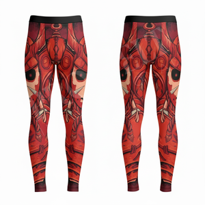 Pantalon de compression taille haute ajusté pour homme, dernière conception, en polyester, idéal pour le fitness – Vêtement de sport personnalisé, vente chaude - Product Image 4