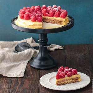 Solid handcrafted wood <b>cake</b> <b>stand</b> for eco conscious homes and elegant rustic celebration dessert arrangements - Product Image 6