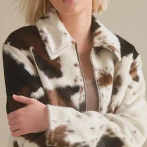 Chaqueta de Cuero de Vaca de Alta Calidad con Pelo, Acabado Natural, Material Suave y Duradero, Prenda Exterior Genuina y Elegante, Ideal para la Moda de Invierno - Product Image 6