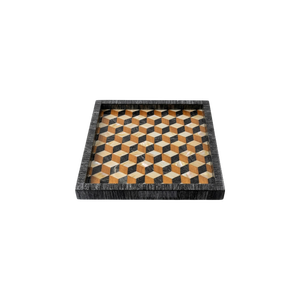 Bandeja de Servir de Lujo con Incrustaciones de Hueso para Otomana y Mesa de Centro, Bandeja Decorativa Hecha a Mano - Product Image 3