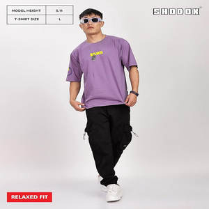 Camisetas de Gimnasio para Hombre, Holgadas, con Hombros Descubiertos, Cuello Redondo, Antiarrugas, para Entrenamiento al Aire Libre, Cómodas, de Algodón - Product Image 3