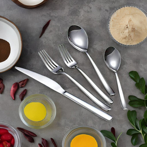 Ensemble de couverts de luxe traditionnels en acier inoxydable avec finition polie miroir, fourchettes, cuillères, couteaux, ustensiles de table au meilleur prix - Product Image 5