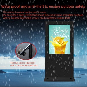Ngoài trời không thấm nước IP65 tầng thường vụ 65inch ngoài trời <span class=keywords><strong>LCD</strong></span> kỹ thuật số biển - Product Image 3