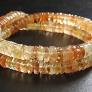 Tự Nhiên Đế Quốc Topaz Mịn Lốp Đồng Xu Nút Hình Dạng Hạt Đa Bóng Mờ Lỏng Đá Handmade Đồ Trang Sức Các Nhà Làm 16Inch Sợi - Product Image 1
