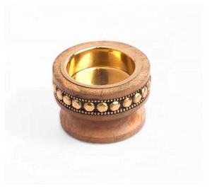 Meilleures ventes 2026 : Brûleur de Bakhoor de luxe en bois de manguier et nacre, fait main, porte-encens Oud, parfum d'ambiance aromatique - Product Image 1