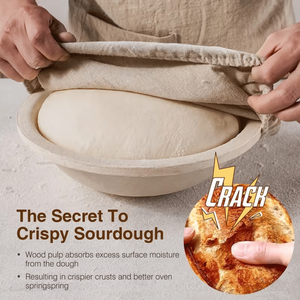 Set di Utensili Speciali per Pane da 9 Pollici di Diametro: Ciotola per Lievitazione con Coperchio, Impastatrice, Grattugia per Impasto, Raschietto - Product Image 3