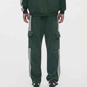 Pantalones Deportivos de Pierna Recta de Lona Gruesa de 350 g/m² de Alta Calidad Personalizados al por Mayor, Pantalones Jogger Oversize para Hombre, Estilo Urbano, Ecológicos - Product Image 4