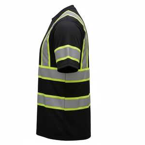 เสื้อยืดสะท้อนแสงแบบมีกระเป๋าเสื้อ  สำหรับงานกลางแจ้ง  แบบปรับแต่งได้ - Product Image 3