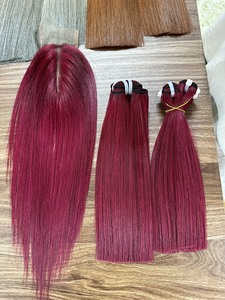2024 Hot Bonestraight Extensions de cheveux têtes d'entraînement femmes faisceaux de cheveux vietnamiens pour les femmes noires - Product Image 6