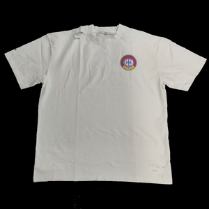 เสื้อยืดคอกว้างทรงโอเวอร์ไซส์ พิมพ์ลายซิลค์สกรีนแบบวินเทจฟอกสี  ผ้าฝ้าย 100% ระบายอากาศได้ดี ป้องกันรอยยับ เป็นมิตรต่อสิ่งแวดล้อม สำหรับผู้ชาย - Product Image 1
