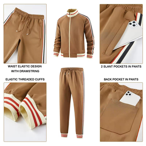 Breathable Plus Size Slim Fit Training Jogging Fashionable Cotton Men's Casual Summer Breathable Quick Dry <b>Tracksuit</b> Set - Product Image 6