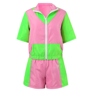 Custom Logo <b>Women</b> <b>Windbreaker</b> Tracksuit Set Premium Quality Lightweight Athletic Clothing for Wholesale and Private Label - Product Image 6