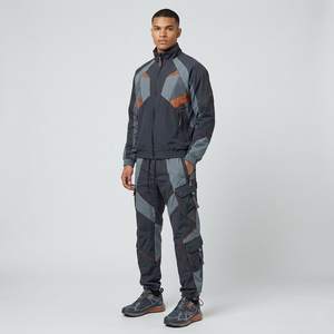 <b>Men</b> Windbreaker Cargo Tracksuit / Rain Cargo Pants Windbreaker <b>Jacket</b> <b>Track</b> Suit <b>Men</b> \ Waterproof Rain Tracksuit <b>Men's</b> - Product Image 1