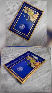 Colorful Handmade Eco-Friendly Contemporary <b>Wooden</b> Trays for Bedroom Apartment School Use - Product Image 3