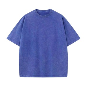 เสื้อยืดเปล่าผ้าฝ้ายแท้ 100% ขายส่ง เสื้อยืดสตรีทแวร์พรีเมียม พร้อมปักลาย รับผลิตแบบ OEM ODM จากโรงงาน - Product Image 4
