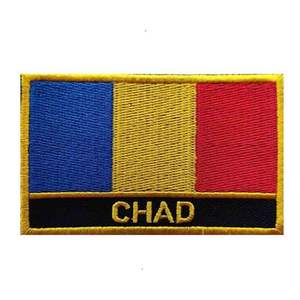Parches Bordados de la Bandera de Chad para Planchar o Coser - Product Image 6