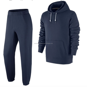 Ensemble jogging et sweat à capuche en molleton 100 % coton respirant personnalisable pour homme, avec cordon de serrage, idéal pour le printemps et l'exercice, avec logo personnalisé – Fabriqué au Pakistan - Product Image 5