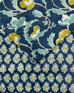 Tela de Algodón con Estampado Artesanal, Transpirable y Ecológica, para Vestidos y Bolsos, Proveedor Mayorista Directo de Fábrica en Jaipur - Product Image 2