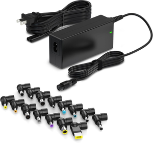Chargeur universel pour ordinateur portable 65 W avec 15 embouts, adaptateur secteur pour HP, Dell, Acer, <span class=keywords><strong>Asus</strong></span>, Lenovo, IBM, Toshiba, Compaq, Samsung, Sony - Product Image 1