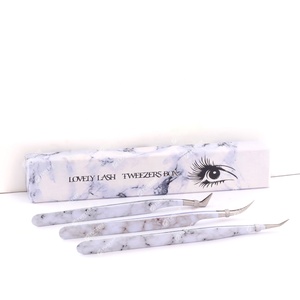 Pince à épiler professionnelle en acier inoxydable, pointe pointue, logo personnalisé, emballage de boîte de carte de marque privée - Product Image 4