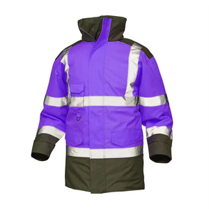 Men's Outdoor <b>Waterproof</b> <b>Work</b> Wear Jacket Reflective Strips Windproof Durable Canvas Cheap Price Best Construction Warm Uniform - Product Image 1
