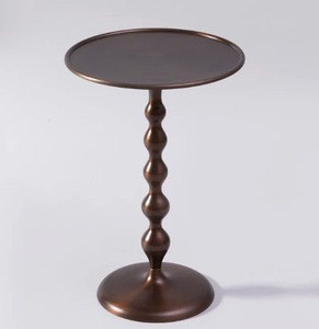 Nightstand Iron Side <b>Table</b> Durable <b>Metal</b> <b>Bedside</b> Furniture For Bedroom Living Room Guest Room Apartment Hotel - Product Image 1