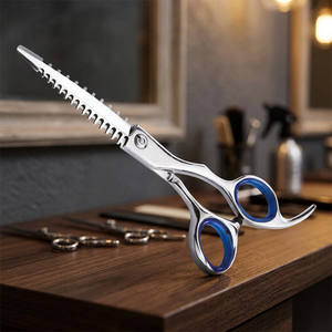 Tijeras de Entresacar para Barbería, Acero Inoxidable, Punta Afilada, Instrumento de Belleza Profesional de Alta Calidad para Unisex - Product Image 5